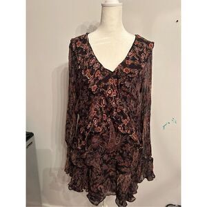 Steve May mini floral dress size L